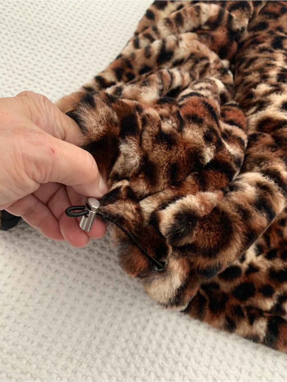 Reversible Vest Animal Print & Black Size XL - Picture 11 of 14